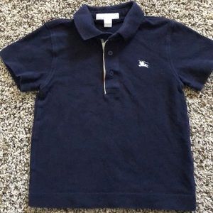 Blue Burberry Polo